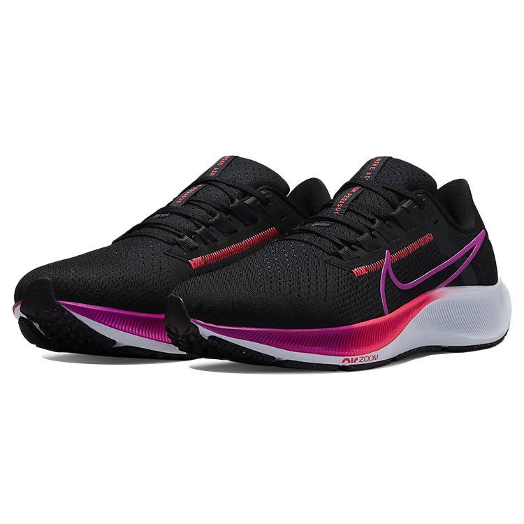 Nike Air Zoom Pegasus 38 Black Hyper Violet Женские кроссовки Off-Noir Flash-Crimson CW7358-011