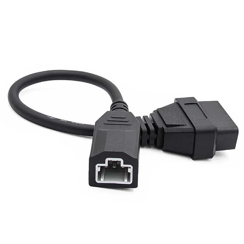 Кабель OBD 2 для Honda 3pin OBD1 адаптер OBD2 OBDII для Honda 3 Pin на 16 Pin разъем совместимый диагностический инструмент