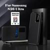 Официальный чехол-книжка S-View Smart Window для оригинального Samsung Galaxy S26 Ultra S25 S24 S23 S22 Роскошная кожаная крышка Карман для карт