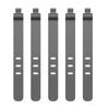 5pcs/set Silicone Cable Fixing Tie Releasable Cable Winders Strap