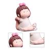 Yoga Girl Figurine Cartoon Lovely Cute Fashionable Decoration Yoga Pose Girl Ornament for Car