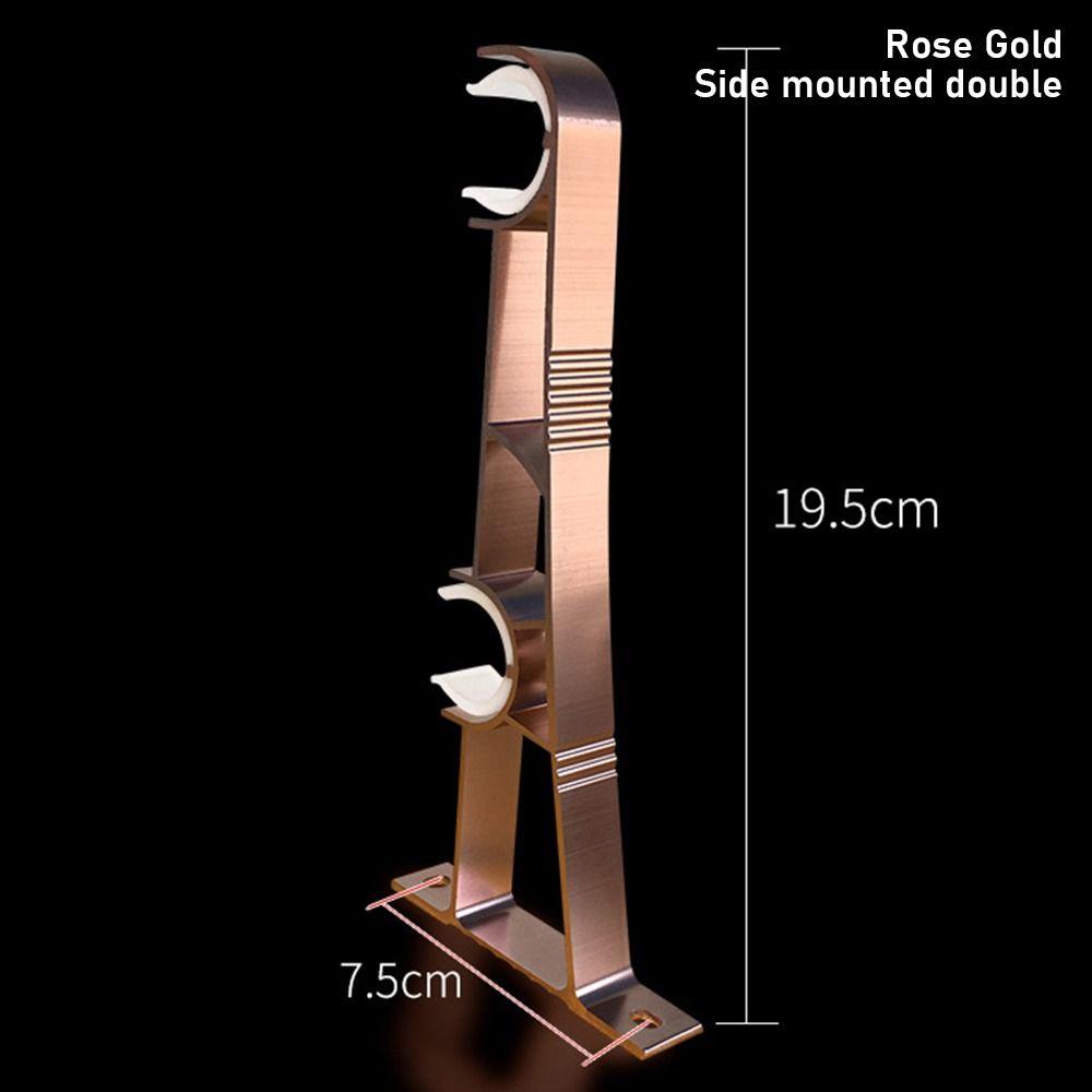1 шт. одинарный двойной крючок для вешалки фиксирующий зажим для штанги опорный зажим новый кронштейн для карниза для штор