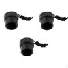3 Pieces Plastic Scuba Regulator Dust Plug Cap Diving Equipment
