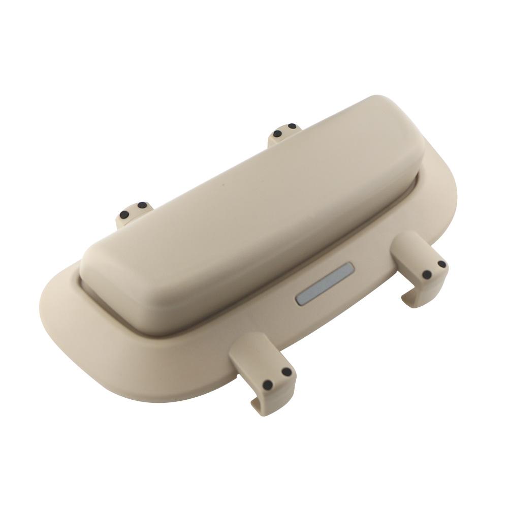 Автомобильный бокс для очков Портативный нажимной переключатель Держатель для солнцезащитных очков Подставка Футляр для водительских очков Бокс для хранения очков на автомобильном солнцезащитном козырьке