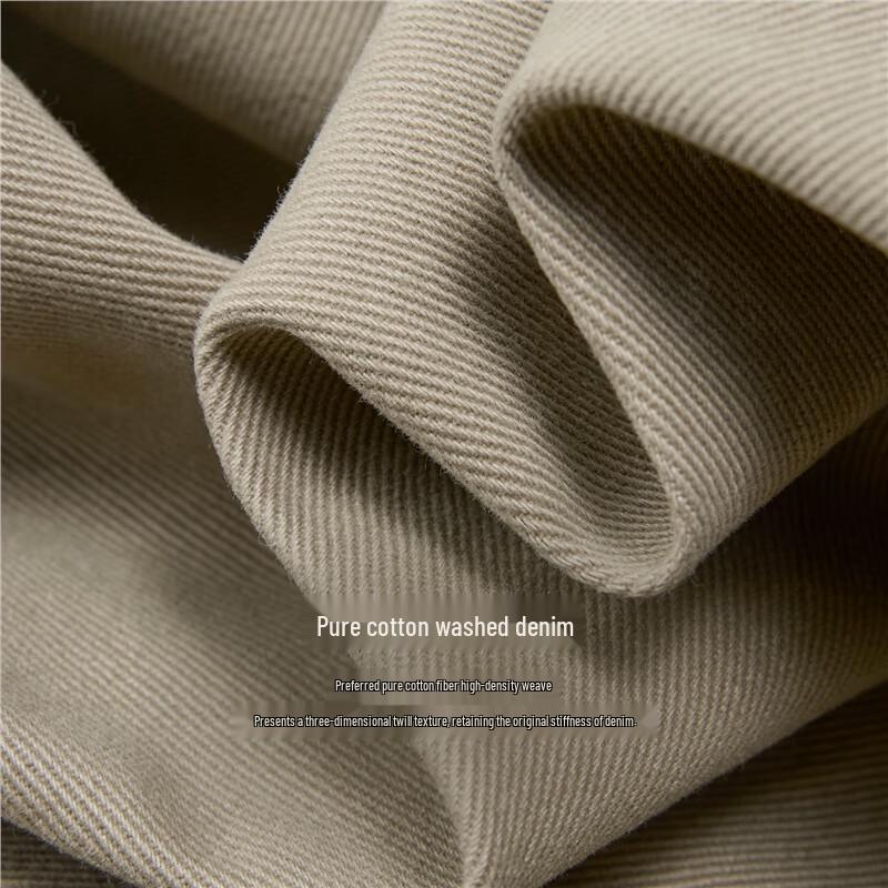 Giordano Men's Designer Washed Cotton Denim Jacket