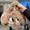 Зимняя популярная меховая сумка, женская, милая плюшевая сумка-переноска в виде мультяшного щенка, на одно плечо, кроссбоди, женская
