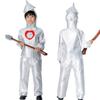 Костюм на Хэллоуин Волшебник страны Оз Железный Дровосек Серебряный Железный Дровосек Детский Взрослый Костюм Родитель-Ребенок