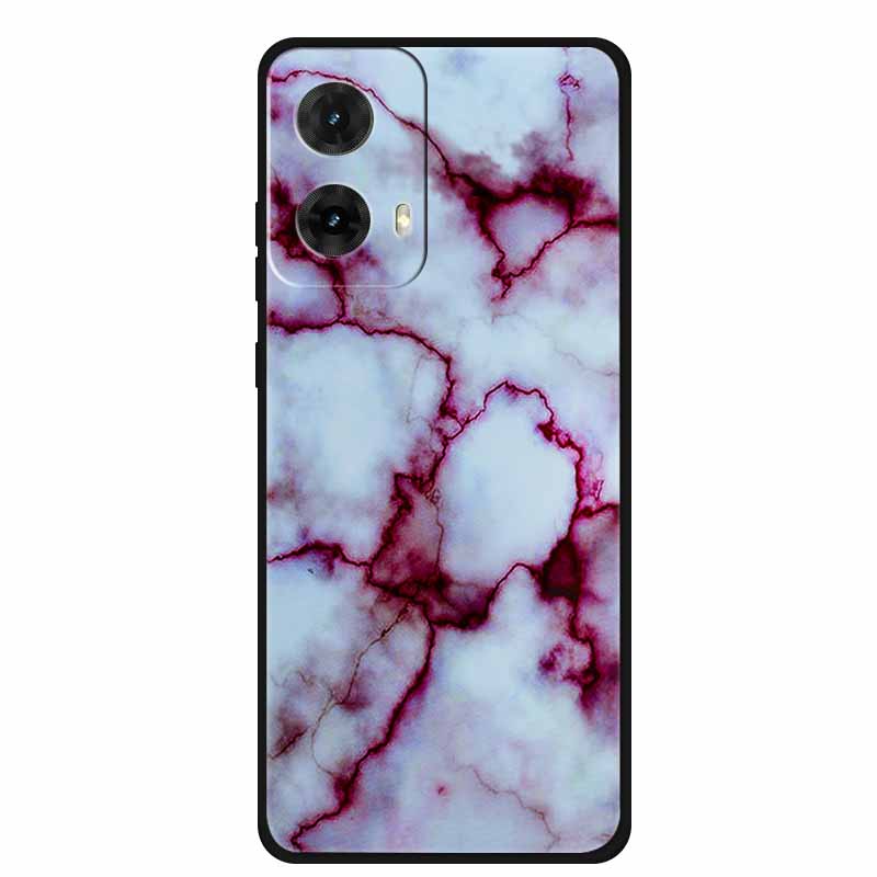 6.67"For Moto G85 5G Case Marble Soft Silicone Bumper Phone Back Cover For Motorola Moto G85 XT2427-3 TPU Capa MotoG85 G 85 Case