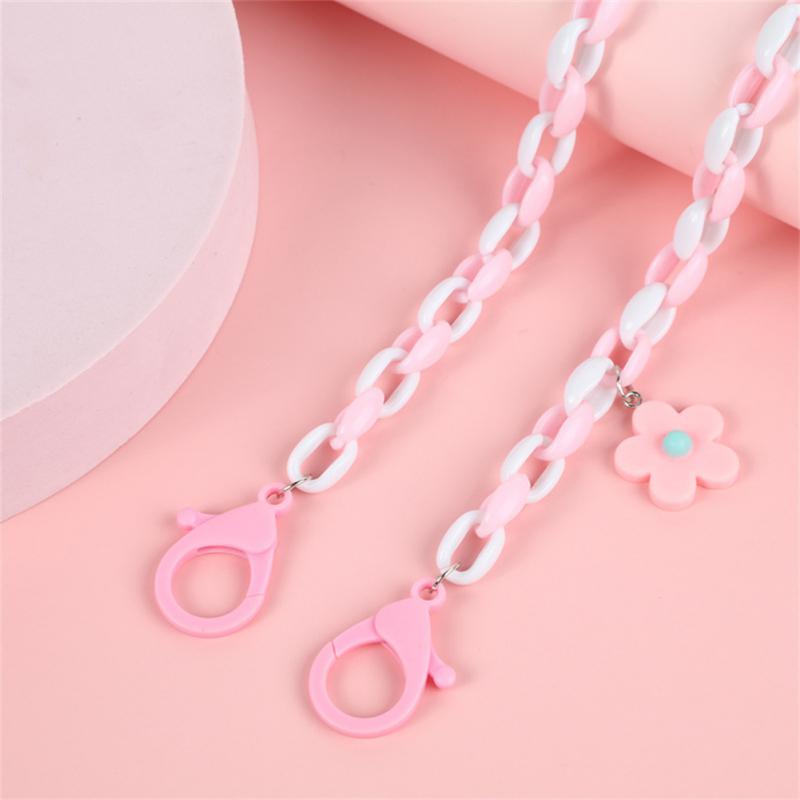 1~4 шт 70 см модная акриловая маска для лица цепочка женская противоскользящая маска ремешок для очков цепи шейная цепочка держатель для маски шейный ремешок для маски