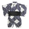 SLINX Baby Short Coverall for Girls and Japanese Baby Summer Baby Shower HF4 Romper, Sleeve, Yukata/Jinbei, Boys, Pattern, Clothes, Pajamas, Festival,