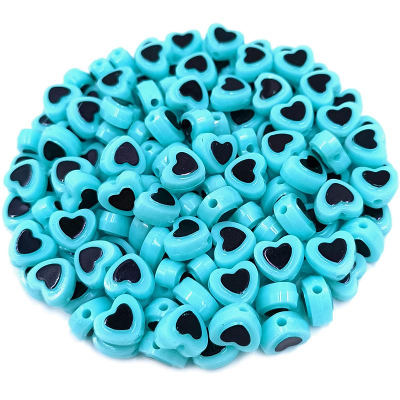 Звезда для изготовления сережек-браслетов с цветными блоками, креативные подвески, акриловые ювелирные изделия «сделай сам», аксессуары, сердце, пентаграмма, бусины, 30 шт., бусины