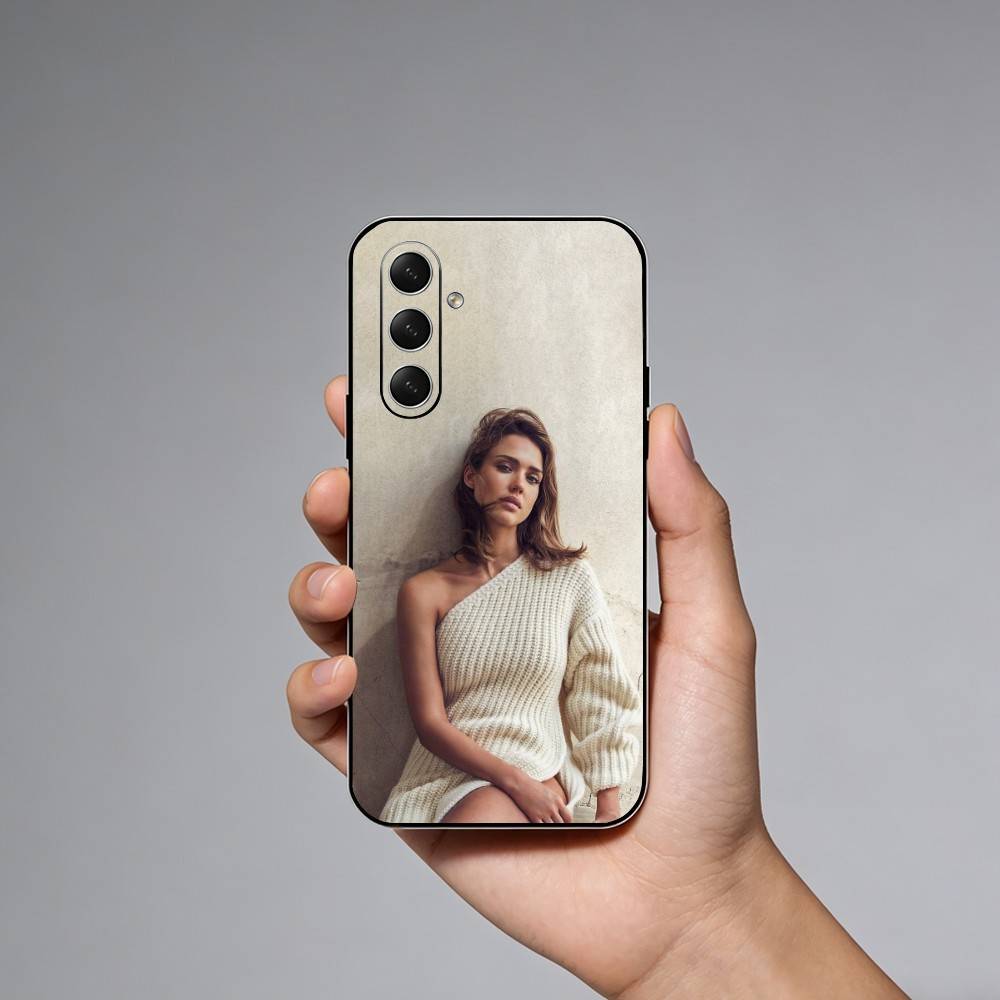 Actor J-Jessica A-Alba Phone Case For Samsung Galaxy A73,A21s,A22,A31,A52,A53,A71,A41Soft Black Shell