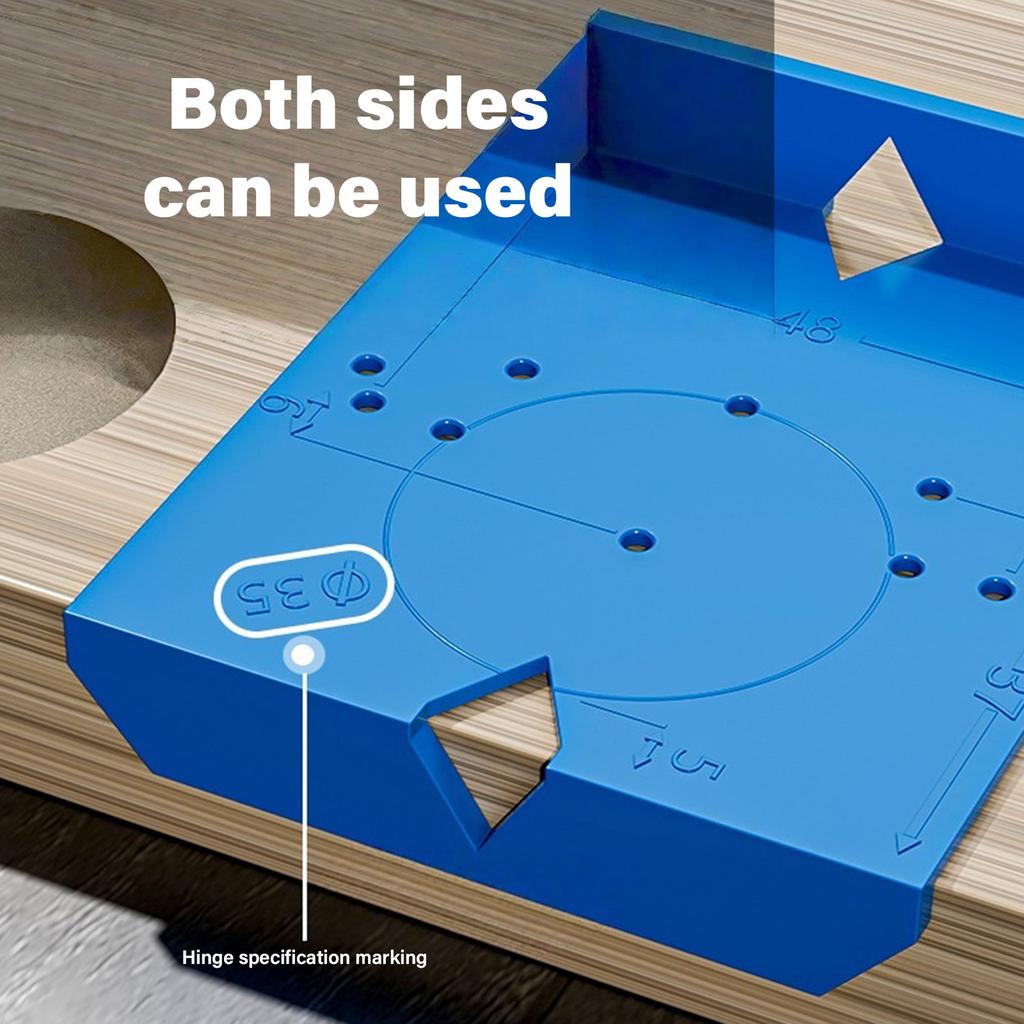 Прецизионный инструмент для сверления петель для мебельных дверей, шаблон для скрытых петель, пуансон, локатор, направляющая для сверления, позиционирующий инструмент