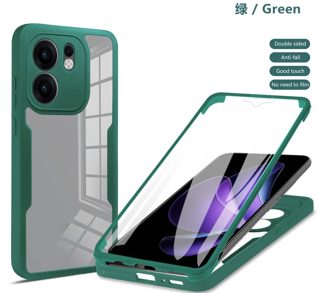Чехол для OPPO Reno 13F 13FS 5G Reno 14 Pro Reno15 с защитой всего корпуса, противоударный, прозрачный, Fundas Coque Capa