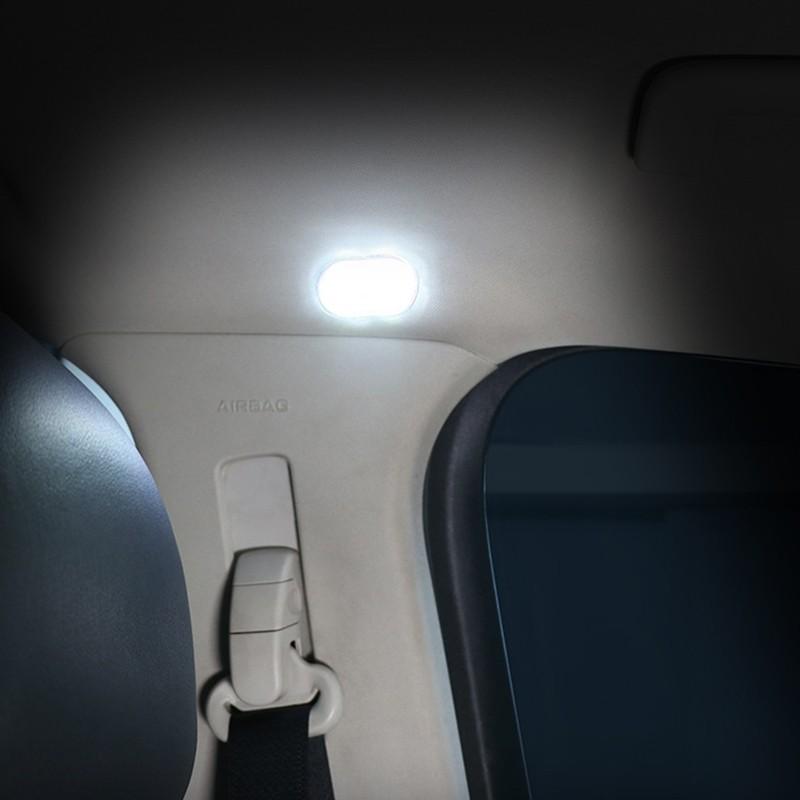 1/3/5pcs Car LED Touch Lights Wireless Interior Light Auto Roof Ceiling Reading Lamps USB Charging Car Atmosphere Light