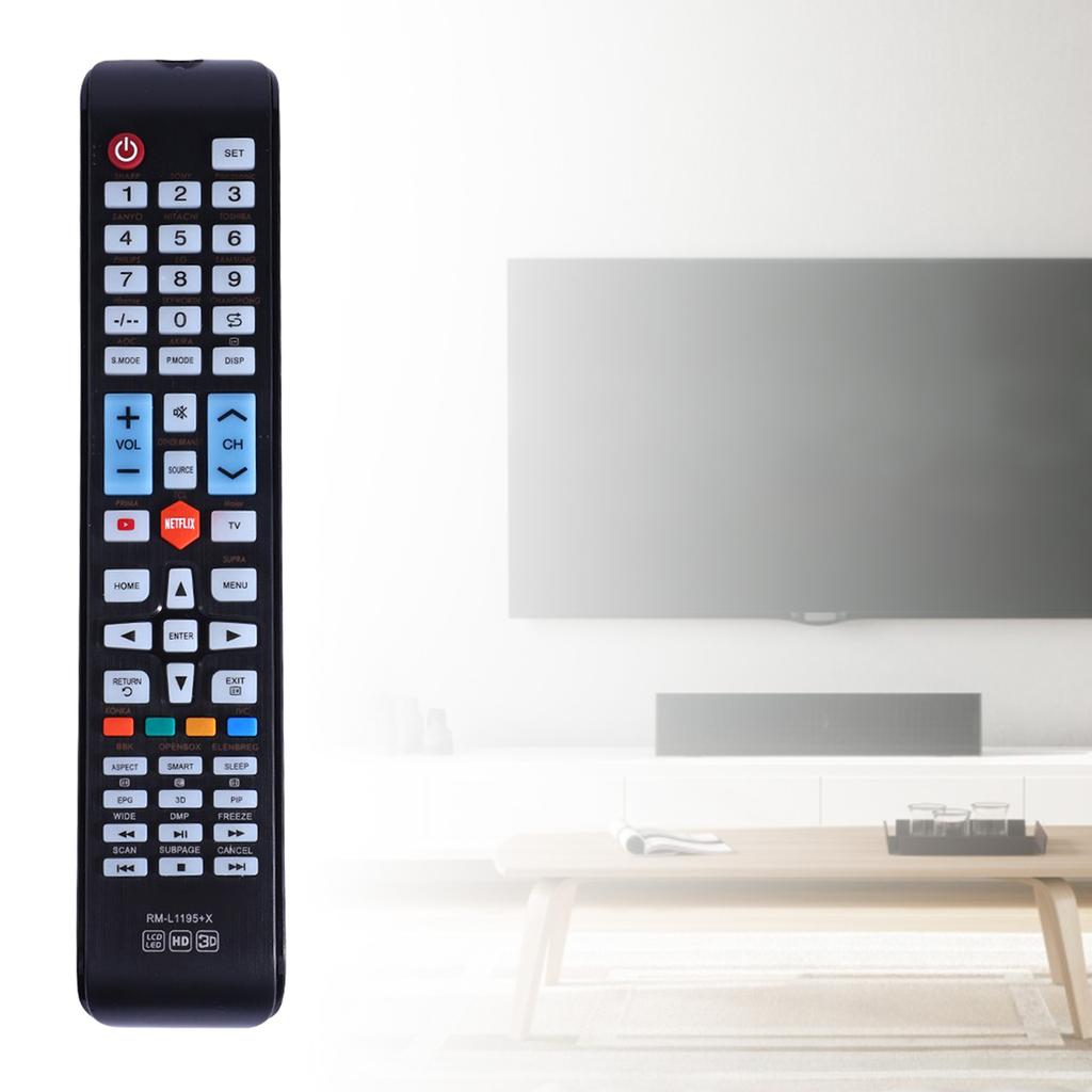 Универсальный пульт дистанционного управления для телевизора Многофункциональный пульт дистанционного управления для SmartTV Замена Простое управление RM-L1195+X 225мм/9дюймов