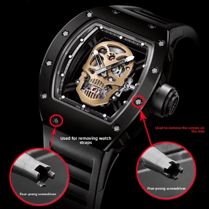 Инструмент для ремонта часов Открывалка Отвертка Для часов RM Richard Mille 4 5 Зажимов Отвертка RM Безель Инструменты для снятия ремешка часов