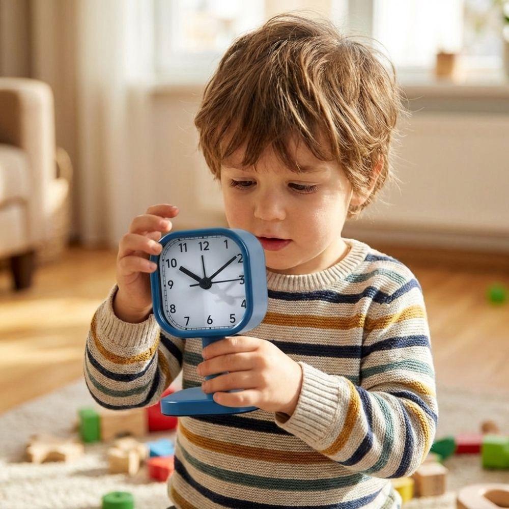 Ударопрочные Настольные Часы-Подставка Винтажные Настольные Часы Декор для Спальни Механические Часы-Таймер Прикроватные