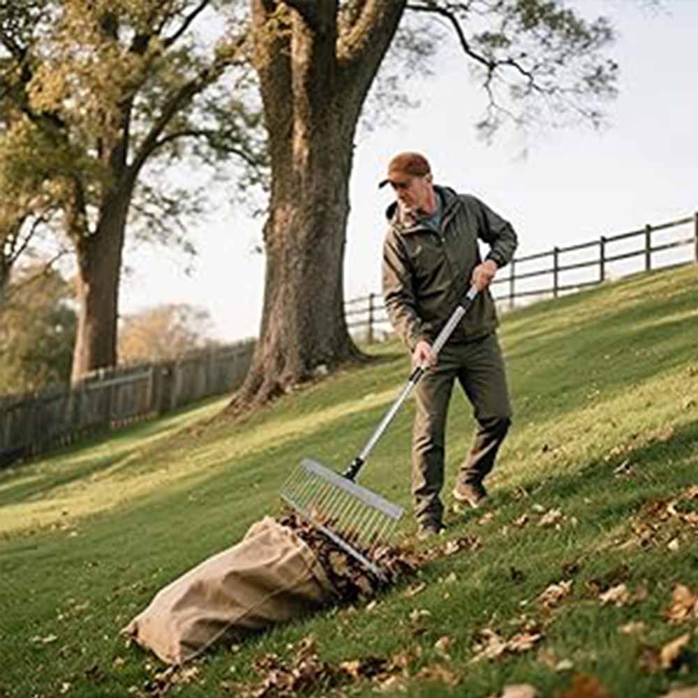 Съемные грабли для травы Сельскохозяйственные 21 зуб Чистящие инструменты Многофункциональные Ландшафтные Садовые Грабли для листьев Инструмент для прополки газона
