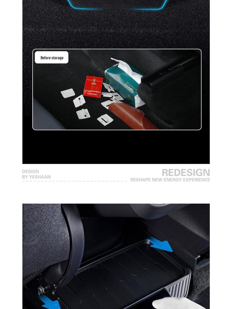 Органайзер для хранения в задней консоли Tesla Model Y
