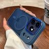 Новый прозрачный магнитный чехол для телефона для iPhone 17 Air 16 15 14 13 12 17 Pro Max, металлическая крышка для защиты камеры Magsafe, противоударный чехол