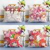 T-The Quintessential Quintuplets-MT Anime Pillow Case Printing Pillowcase Living Room Sofa Cushion Cover Bedroom Room Decor
