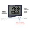 LCD Electronic Digital Temperature Humidity Meter Indoor Outdoor Thermometer Hygrometer Weather Station Clock HTC-1 HTC-2