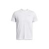 Logo Print Round Neck Breathable Short Sleeve T-Shirt Men T-Shirt White 1382582-100