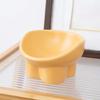 Large Diameter Neck Protection Bowl Anti-knock High Foot Bowl Easy Clean Water Bowl  Wet Dry Food