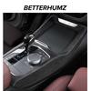 Betterhumz Для BMW iX3 X3 G01 G45 X4 G02 Накладка на панель переключения передач Обтяжка Замша Центральная консоль Салон автомобиля ABS Аксессуары