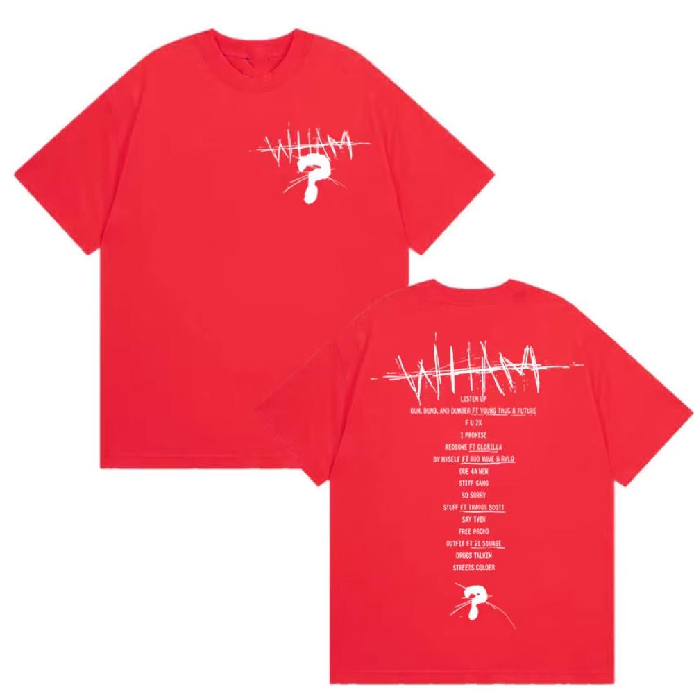 Футболка с принтом Rapper Lil Baby Wham World Tour 2025 для мужчин и женщин, высококачественная, модная, хлопковая, футболки в стиле ретро хип-хоп, оверсайз