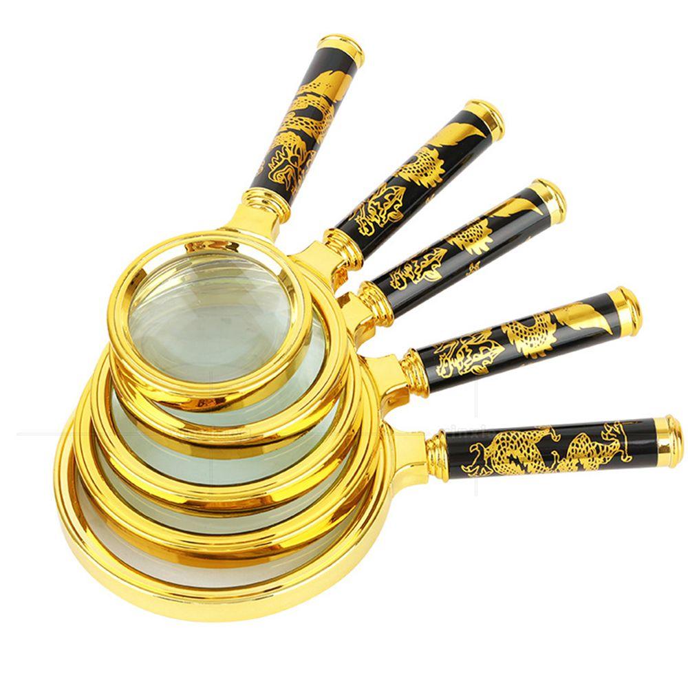 High Quality HD 10X Handheld Magnifying Glass Lens Microscope Reading Jewelry Magnifiers