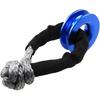 Ucreative Winch Snatch Recovery Ring 66,000 Lbs For Soft Shackle And Synthetic Rope For ATV UTV SUV Truck Off-Road Vehicle Recovery (Blue)