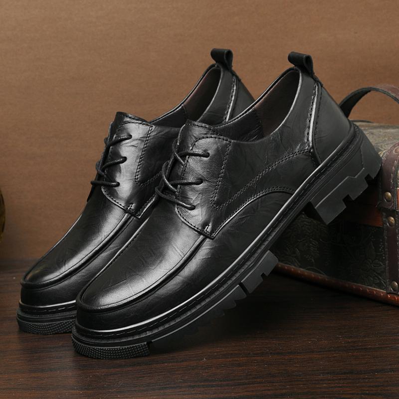 Модные нескользящие кроссовки мужские оксфордские туфли из натуральной кожи повседневная обувь люксовый бренд мужская официальная деловая обувь