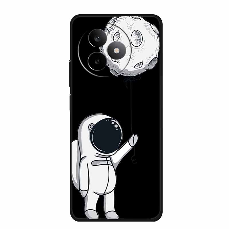 Чехол для телефона Xiaomi Redmi K80 Ultra Чехол Мягкий Черный Силикон Мультяшный Кот ТПУ Funda Для Redmi K 80 Ultra Чехол Coque 6.83" Корпус