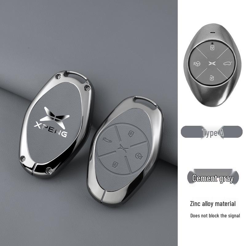 XPeng P7/P5/G3/G3i/G9 Key Case with Buckle & Rope - 2022 Model Car Key Shell Modification