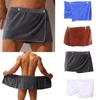 1Pc Men's Short Bath Towel Absorbing Wearable Coral Fleece Towel Beach Sexy Bath Swimming Towel Blanket