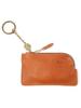 Coin Case Coin Purse Leather Genuine Leather Cowhide Unisex Discolored Brown Brown Women's Men's
