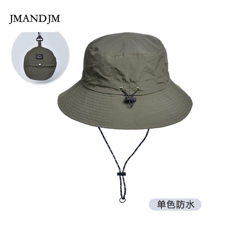 Новая летняя водонепроницаемая шляпа-ведро для мужчин, для рыбалки, альпинизма, складная, для хранения, цветная, солнцезащитная шляпа для детей