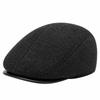 Windproof Brim Winter Forward Beret Thickened Design Newsboy Duck Tongue  Daily Commuting