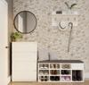 Open Shoe Cabinet Tallin White