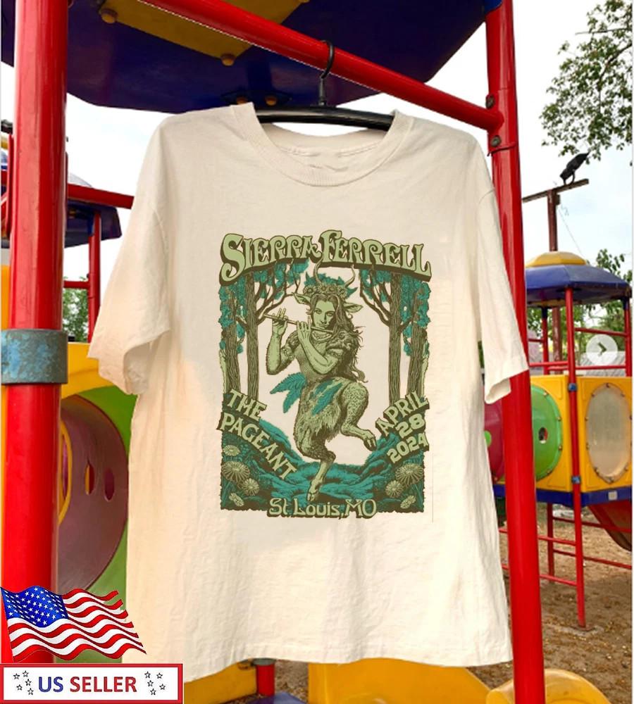 NEW Sierra Ferrell Live At The Pageant Cotton White S-5XL T Shirt MC629