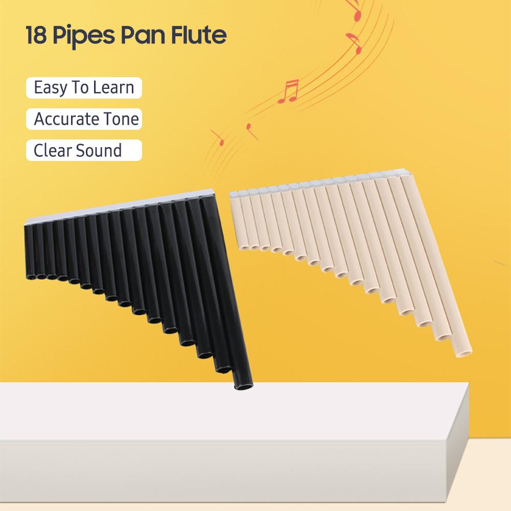 18 трубок Pan Flute Pan Pipes Pan Pipes Pan Pipes с мундштуком Духовой инструмент для студентов-новичков