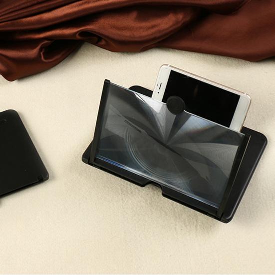 Phone Screen Amplifier Mobile Phone Holder Lens Video Magnifier Foldable Portable Phone Screen Enlarger for Eye