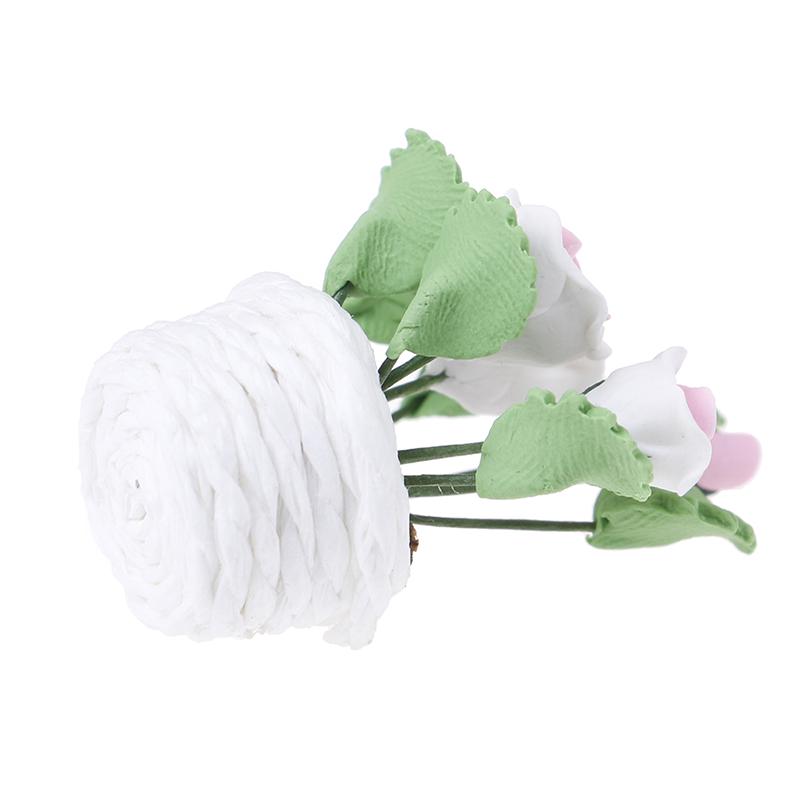 1:12 Dollhouse Miniature Flowers For Dollhouse Room Living Room Decor Toy