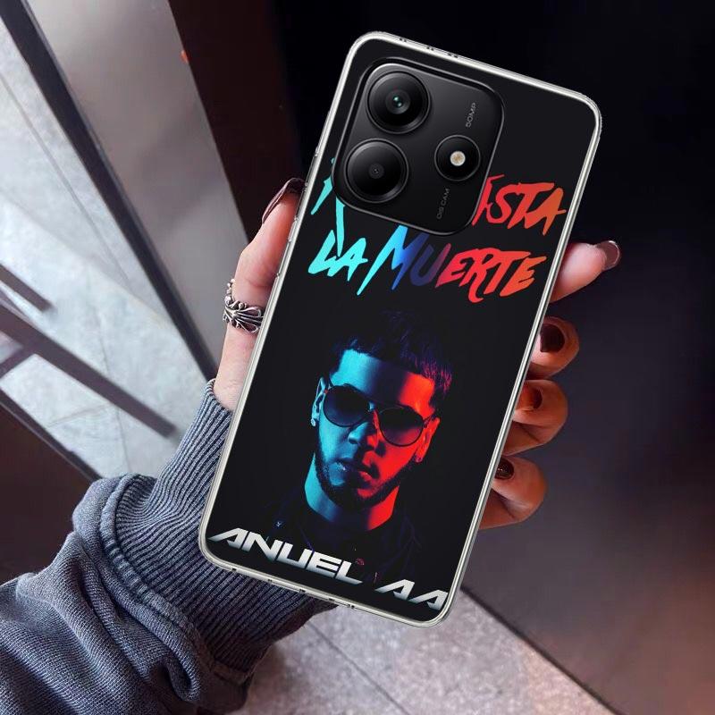 Anuel AA Real H-Hasta La M-Muerte Phone Case For Xiaomi Redmi Note 15 14 14S 13 12S 12 Pro Plus 11S 11 10S 10 4G Cover 11E 11T 5