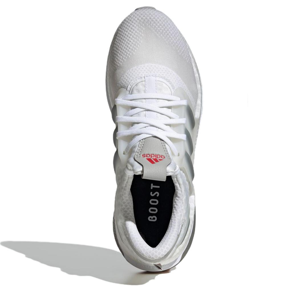 Adidas X_PLRBOOST Женские кроссовки White Scarlet Cloud-White Grey-Four Better-Scarlet ID9590