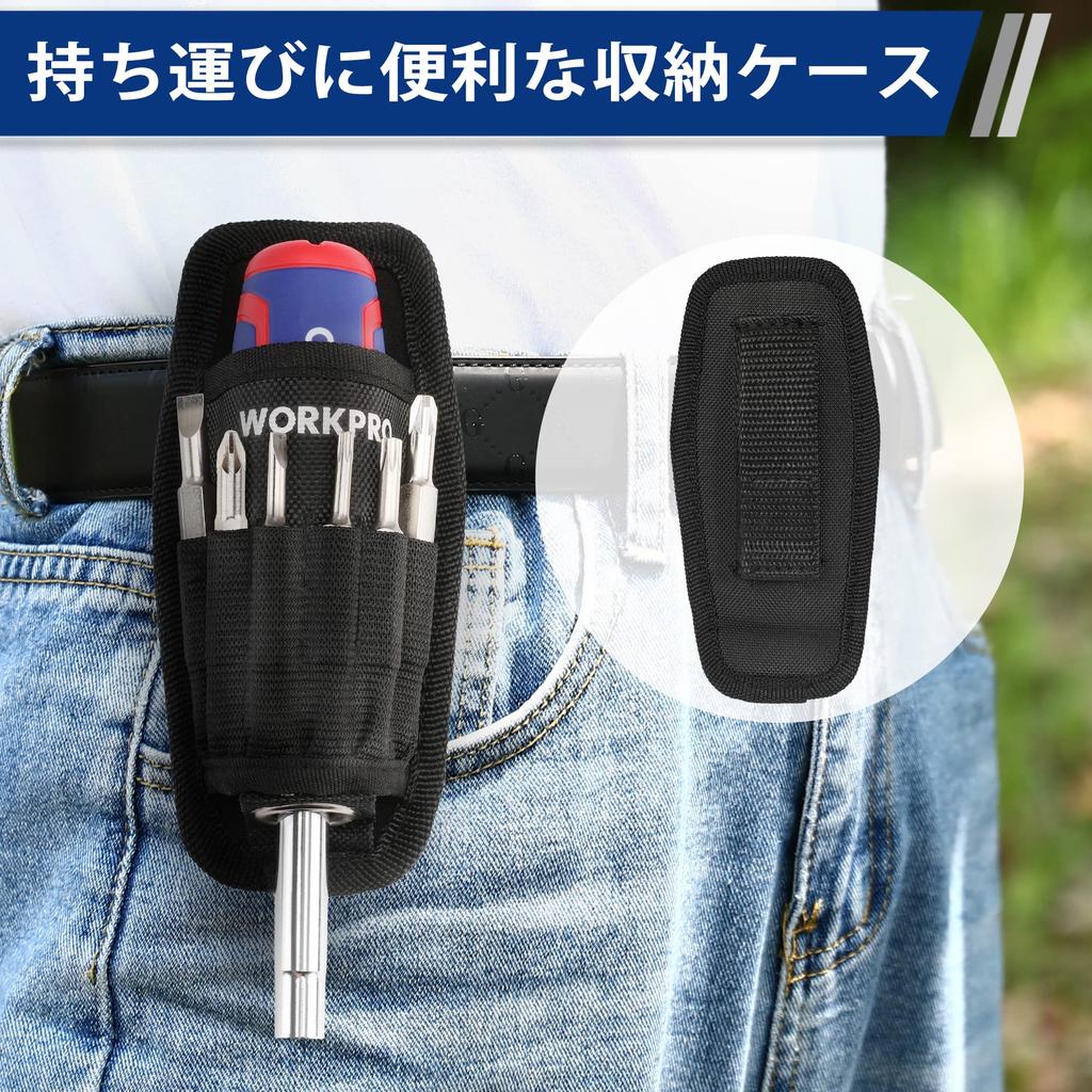 WORKPRO Replacement Screwdriver Screwdriver Set 14in1 Steel Torx Flathead Phillips Pozidrive Driver Handle Head Bit Set Repair Tool Automotive Tool