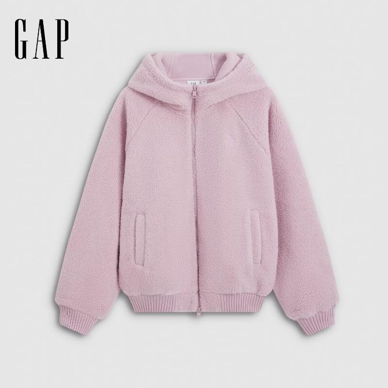 Gap Женская толстовка с капюшоном из флиса с ретро-логотипом