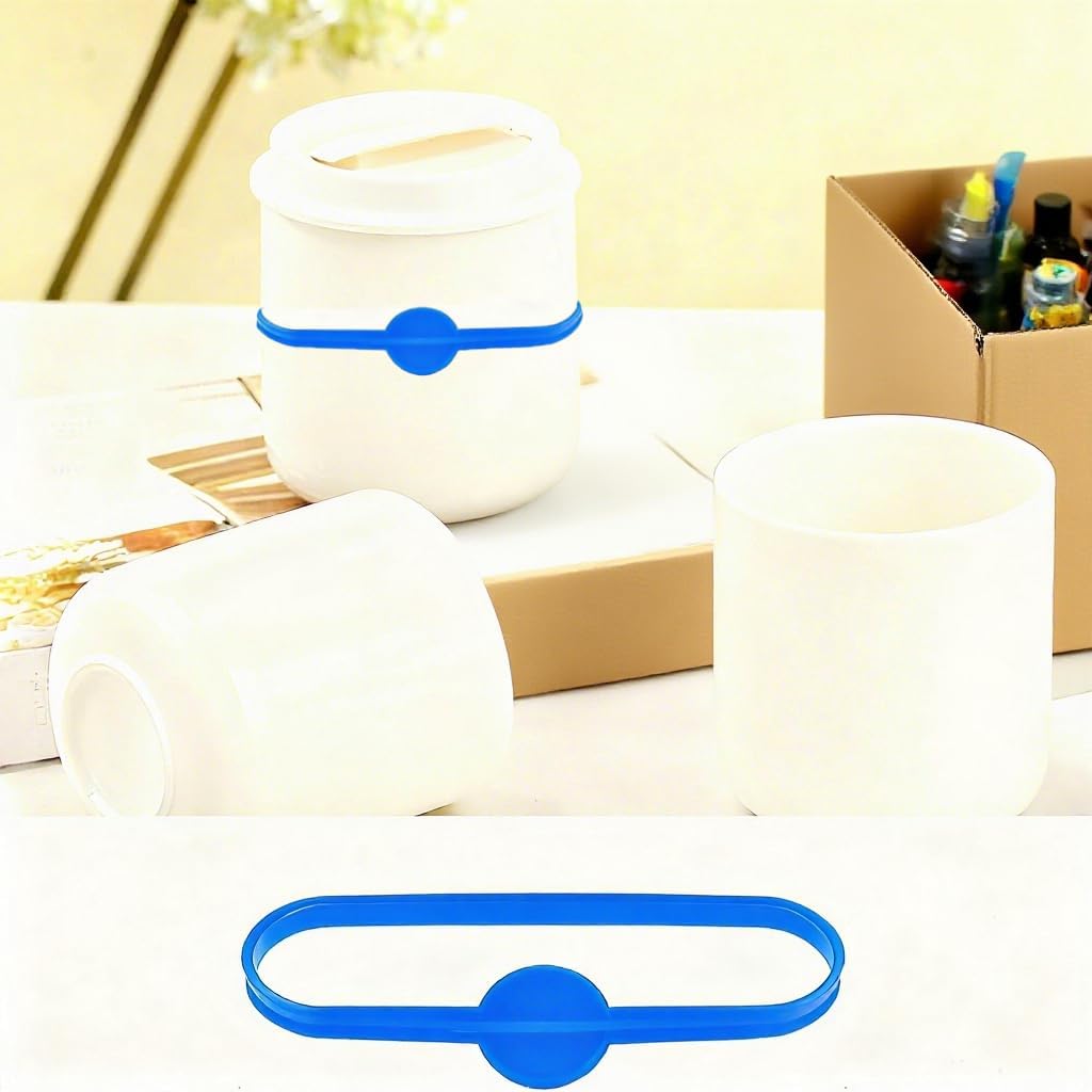 24 Pack Silicone Drink Marker Bands, Reble Stretchable Drink Glass Markers with 2 Styles for Cups, Mugs, Beer Bottles, Cocktail Glasses - 12 Colors
